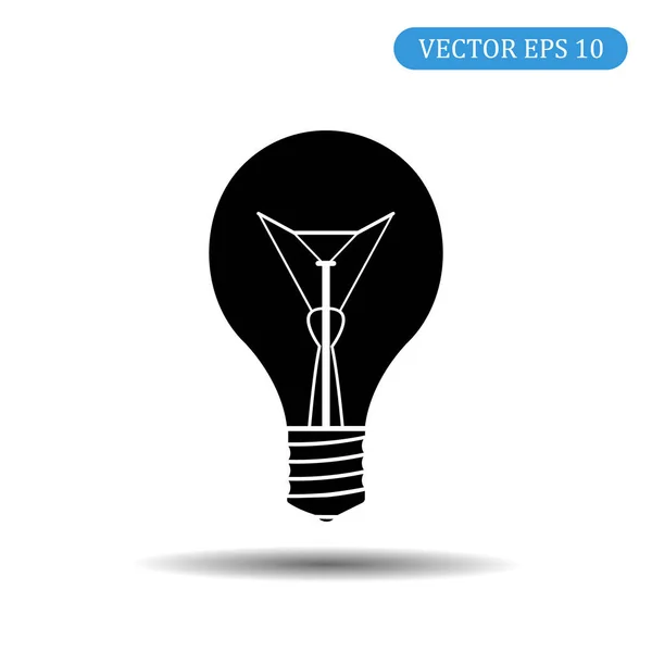 Abbildung zur Glühbirne icon.vector. — Stockvektor