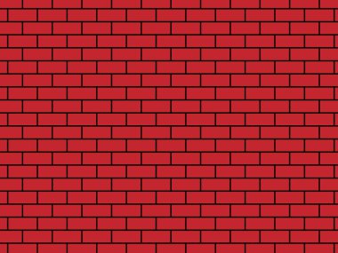 Vektör çizim arka plan - brick kırmızı rengi. EPS 10.