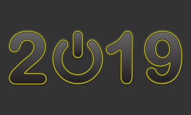 2019 arka plan. Eps 10 illüstrasyon vektör