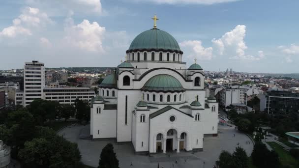 Templo San Sava Belgrado — Vídeos de Stock