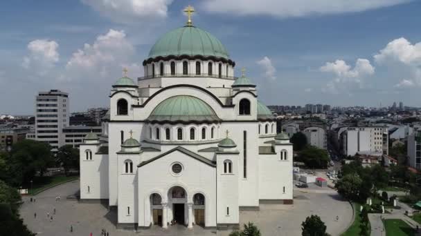 Tempio San Sava Belgrado — Video Stock