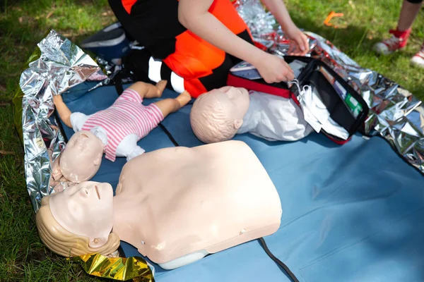 First aid CPR seminar — Stock Photo, Image