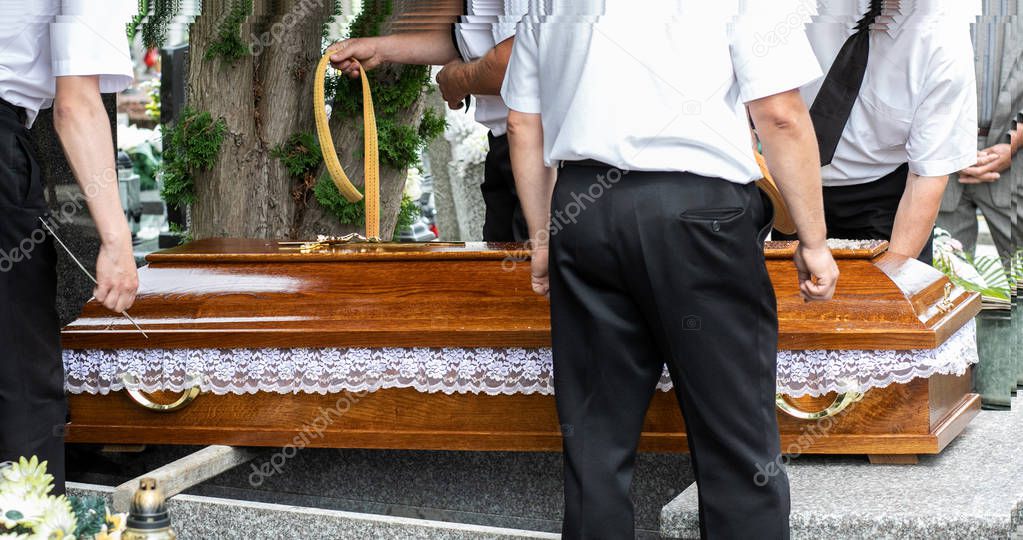 funeral ceremonies, coffin in morgue , coffin in funeral