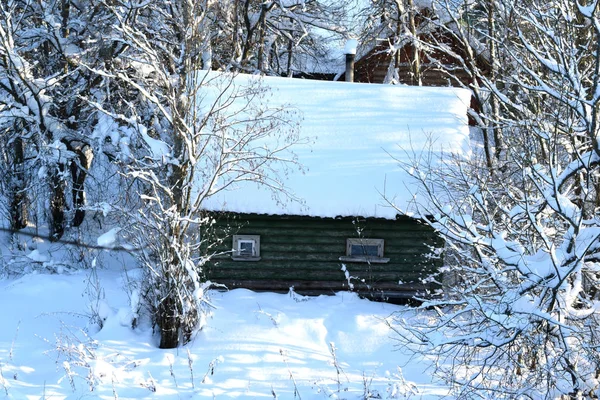 Сніговий Будинок Селі — стокове фото