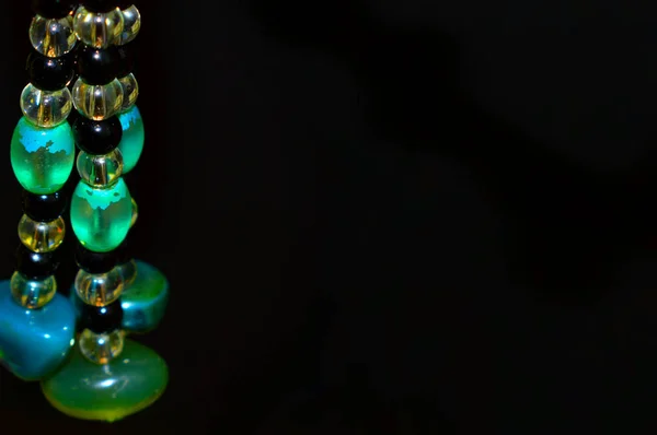 Perline Colorate Legno — Foto Stock