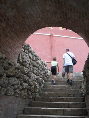  Moskova meydanındaki turistler