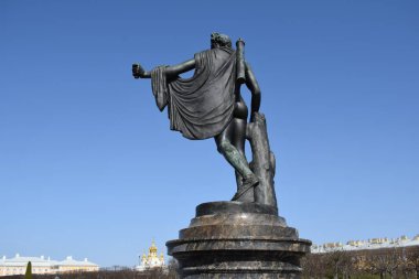 Heykel, heykel, şehrin dekorasyonu.