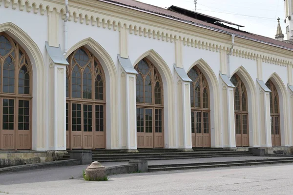 Palgot Tarzı Bina Varşova Kültür Bilim Tren Istasyonu — Stok fotoğraf