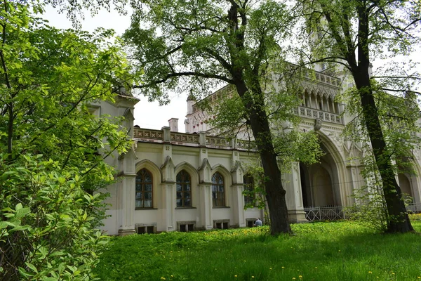 Budova Palgotické Stylu Železniční Papírky Kultury Vědy Varšavě — Stock fotografie