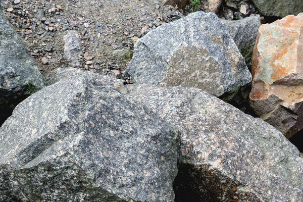 Deniz Plajında Renkli Çakıl Taşları — Stok fotoğraf