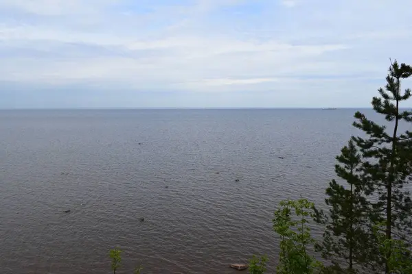 Utsikt Över Havet Och Klipporna — Stockfoto