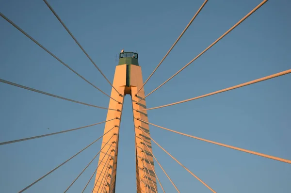 Στοιχεία Του Καλωδίου Παρέμεινε Bridge Υποστηρίζει — Φωτογραφία Αρχείου