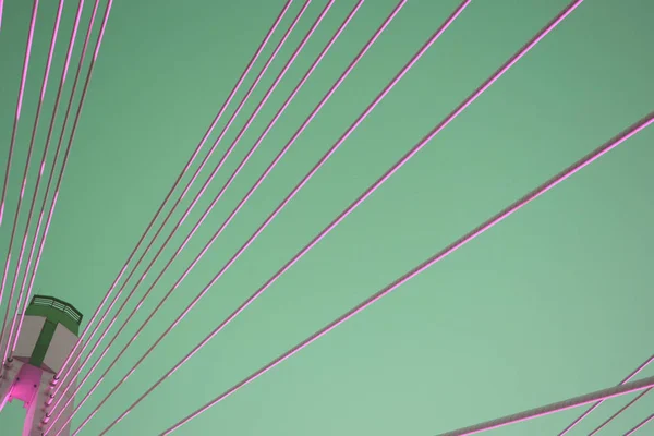 Elementos Soportes Puente Con Cable —  Fotos de Stock