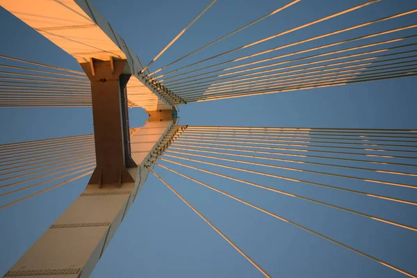 Elementos Soportes Puente Con Cable —  Fotos de Stock