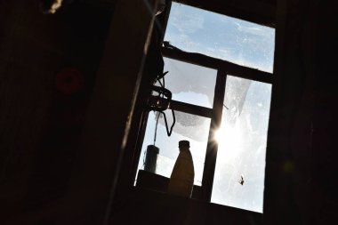 Ahşap pencere, pencereden görüntü