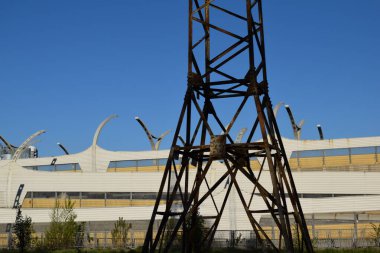 power transmission pole, iron pole