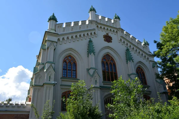 Starý Cihlový Hrad Gotická Architektura — Stock fotografie