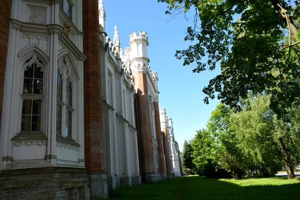 Starý Cihlový Hrad Gotická Architektura — Stock fotografie