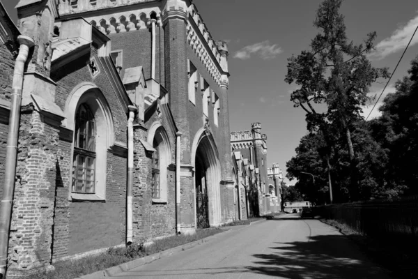 Old Brick Castle Gothic Architecture — Stock Photo, Image