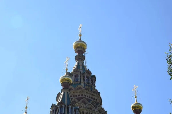 Die Orthodoxe Kirche Die Religion Die Architektur Der Kirche — Stockfoto