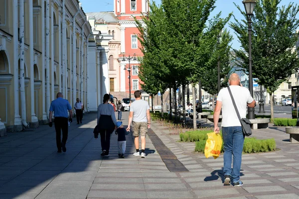 Calle Ciudad Verano Día Soleado — Foto de Stock