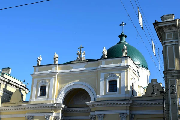 Detale Architektoniczne Budynku Sztukateria — Zdjęcie stockowe