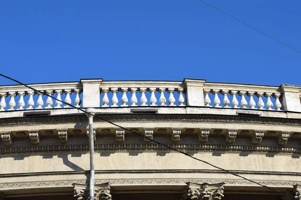 Shaped Railings Balusters Architectural Details — Stok fotoğraf