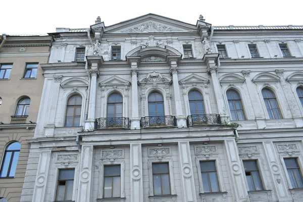 Detalhes Fachada Edifício Histórico — Fotografia de Stock