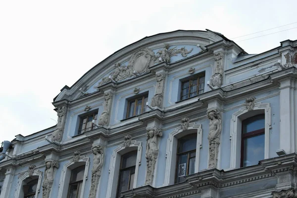 Detalhes Fachada Edifício Histórico — Fotografia de Stock