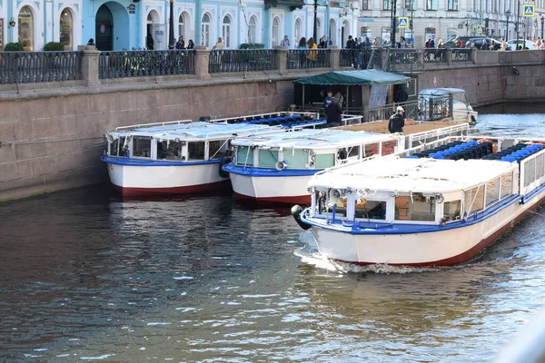 Water Transport Boats Canal — Stock Photo, Image