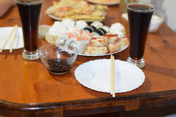 Sushi Rolls Plate — Stock Photo, Image