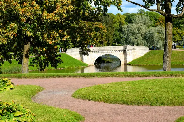 Most Kanałowy Parku — Zdjęcie stockowe
