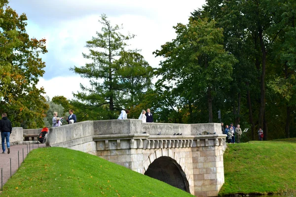 Herfst Park Een Plaats Van Recreatie — Stockfoto