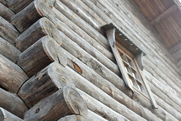 Drewniane Budynki Wsi — Zdjęcie stockowe