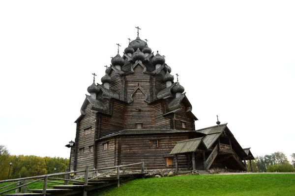 Stary Drewniany Kościół Zabytek Historii — Zdjęcie stockowe