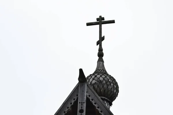 古い木造教会 歴史的建造物 — ストック写真