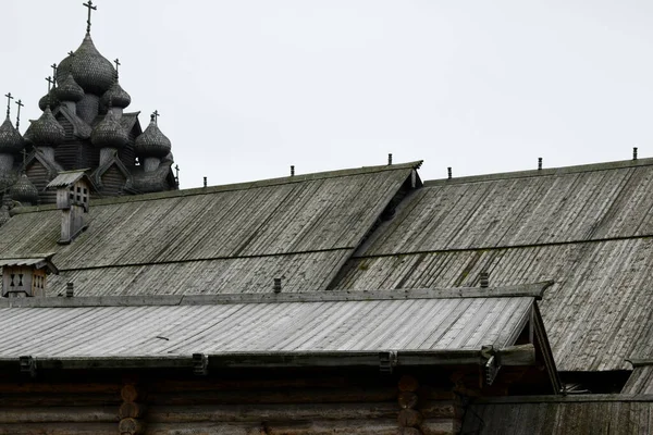 Oude Houten Kerk Een Historisch Monument — Stockfoto