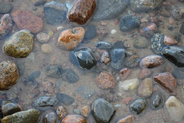 Rochers Mer Sur Sable — Photo