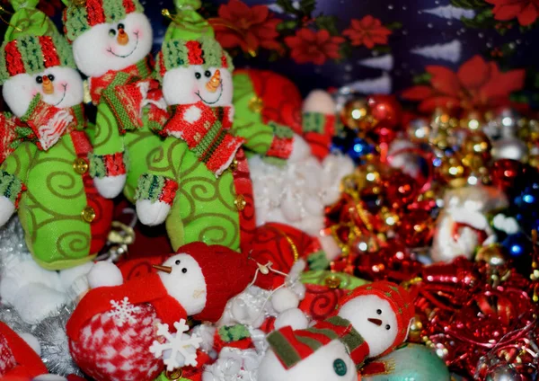 Decoraciones Navidad Fondo Navidad Decoraciones Del Árbol Navidad — Foto de Stock