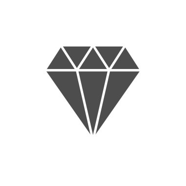 Takı sembolü. Vektör çizim düz elmas