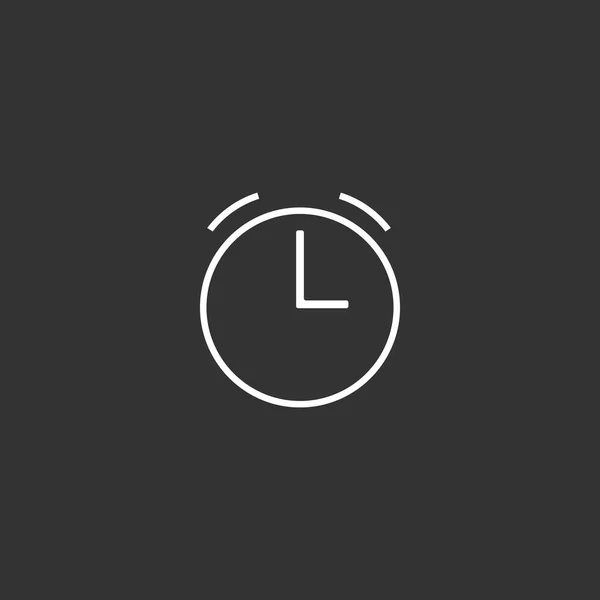 Alarma Ilustración Del Vector Icono Del Reloj — Vector de stock