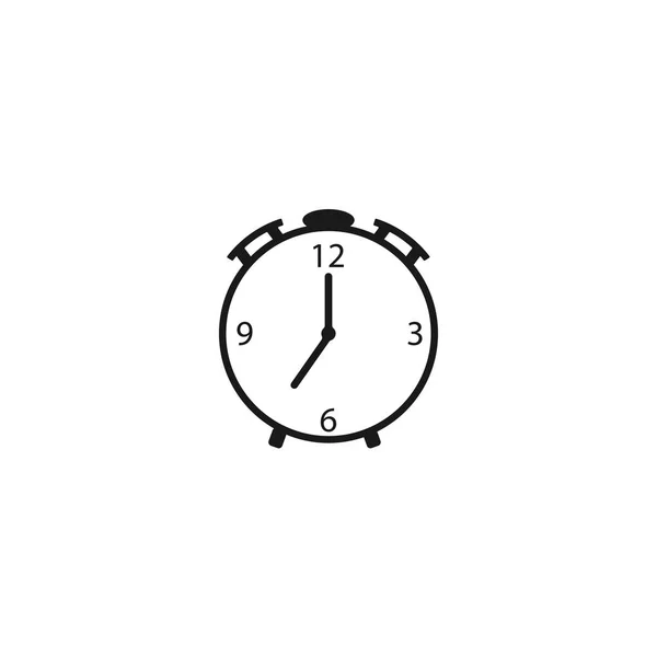 Ξυπνητήρι Ρολόι Εικονίδιο Εικονογράφηση Διάνυσμα — Διανυσματικό Αρχείο