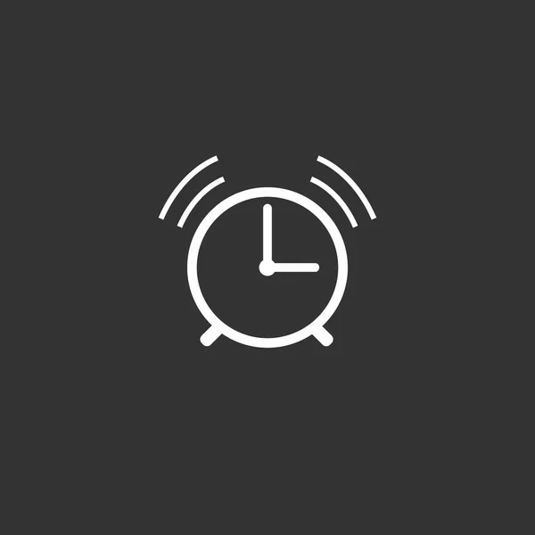 Alarma Ilustración Del Vector Icono Del Reloj — Vector de stock