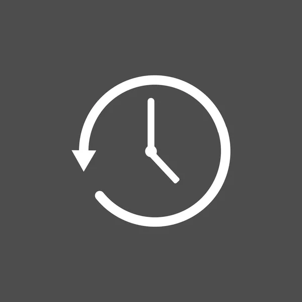 Alarme Icône Horloge Illustration Vectorielle — Image vectorielle