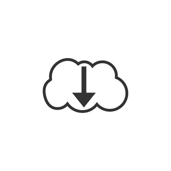 Cloud Descargar Icono Ilustración Vectorial — Archivo Imágenes Vectoriales