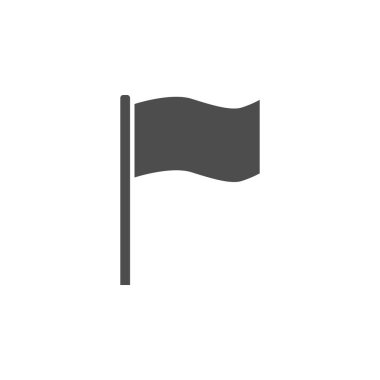 Bayrak, simge vektör çizim düz tasarım