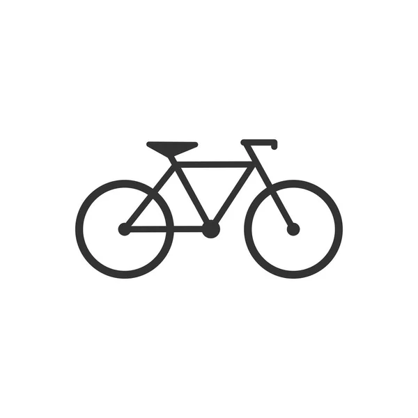 Εικονίδιο ποδηλάτων. Εικονίδιο ποδήλατο. Vector εικονογράφηση, επίπεδη σχεδίαση. — Διανυσματικό Αρχείο