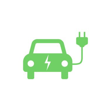 Elektrikli otomatik simge. Düz dizayn. Vektör illüstrasyonu.