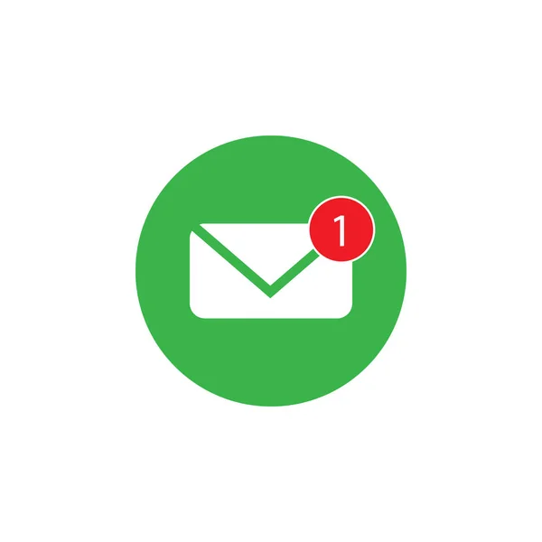 Új bejövő üzenet ikon, jel üzenet. Mail, email. Vektoros illusztráció. — Stock Vector