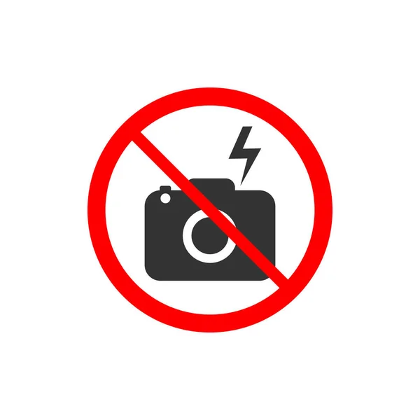 Símbolo Relâmpago Sinal Fotografia Nada Flash Sinal Elétrico Ilustração Vetorial —  Vetores de Stock